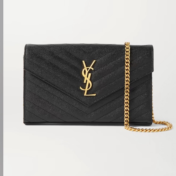YSL classic black purse 100% AUTHENTIC - Picture 5 of 10